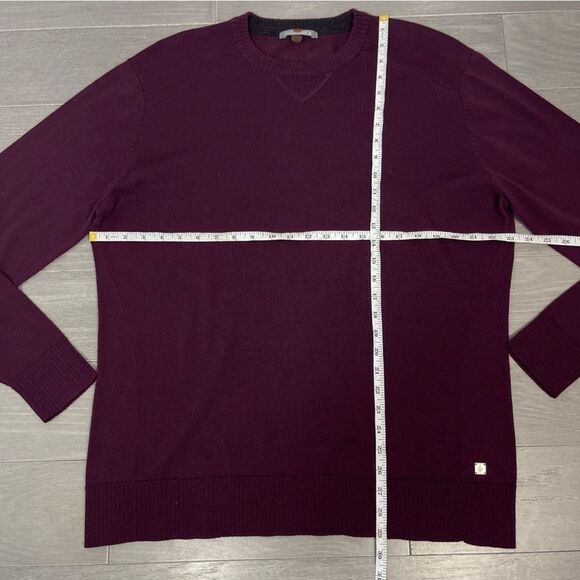 Smartwool Kiva Ridge Crew Sweater - Men's XL Burgundy Maroon Merino Wool Blend - Picture 13 of 14